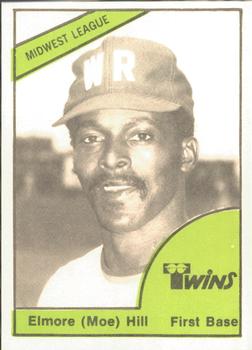 1978 TCMA Wisconsin Rapids Twins #0417 Elmore Hill Front