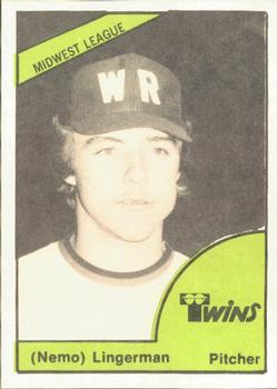 1978 TCMA Wisconsin Rapids Twins #0410 Elmer Lingerman Front
