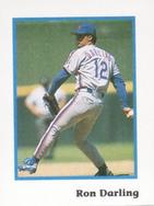 1990 Publications International Trivia Stickers #NNO Ron Darling Front