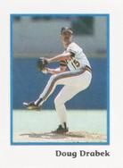 1990 Publications International Trivia Stickers #NNO Doug Drabek Front