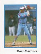 1990 Publications International Trivia Stickers #NNO Dave Martinez Front