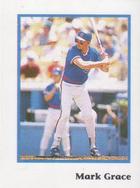 1990 Publications International Trivia Stickers #NNO Mark Grace Front