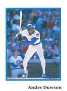 1990 Publications International Trivia Stickers #NNO Andre Dawson Front