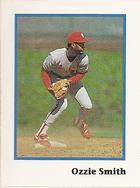 1990 Publications International Trivia Stickers #NNO Ozzie Smith Front