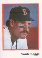 1990 Publications International Trivia Stickers #NNO Wade Boggs Front