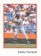 1990 Publications International Trivia Stickers #NNO Kirby Puckett Front