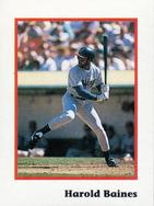 1990 Publications International Trivia Stickers #NNO Harold Baines Front