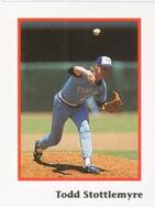 1990 Publications International Trivia Stickers #NNO Todd Stottlemyre Front