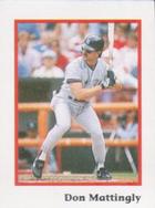 1990 Publications International Trivia Stickers #NNO Don Mattingly Front