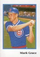 1990 Publications International Trivia Stickers #NNO Mark Grace Front
