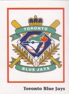 1990 Publications International Trivia Stickers #NNO Toronto Blue Jays Logo Front