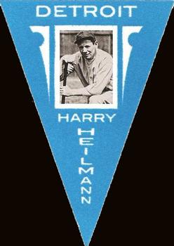 2012 Panini Golden Age - Ferguson Bakery Pennants Blue #15 Harry Heilmann Front