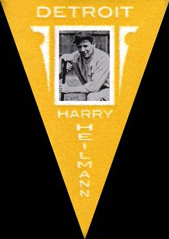 2012 Panini Golden Age - Ferguson Bakery Pennants Yellow #15 Harry Heilmann Front