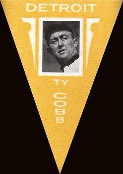 2012 Panini Golden Age - Ferguson Bakery Pennants Yellow #28 Ty Cobb Front
