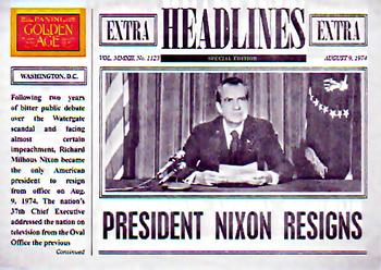 2012 Panini Golden Age - Headlines #12 Richard Nixon Front