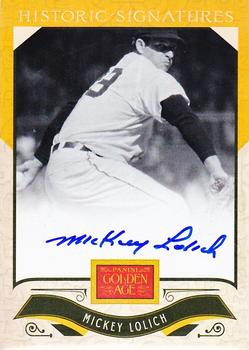 2012 Panini Golden Age - Historic Signatures #ML Mickey Lolich Front
