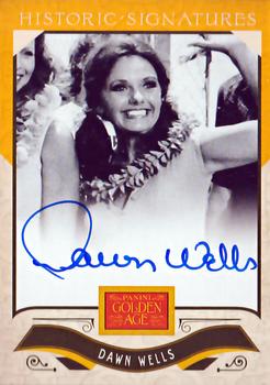 2012 Panini Golden Age - Historic Signatures #DW Dawn Wells Front