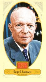 2012 Panini Golden Age - Mini Broad Leaf Blue Ink #61 Dwight D. Eisenhower Front