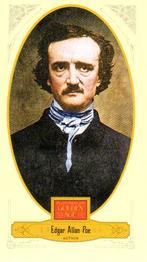 2012 Panini Golden Age - Mini Broad Leaf Brown Ink #1 Edgar Allan Poe Front