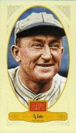 2012 Panini Golden Age - Mini Broad Leaf Brown Ink #2 Ty Cobb Front