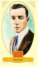 2012 Panini Golden Age - Mini Broad Leaf Brown Ink #18 Buster Keaton Front