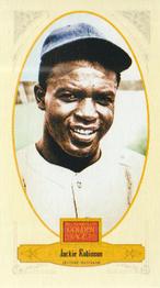 2012 Panini Golden Age - Mini Broad Leaf Brown Ink #41 Jackie Robinson Front