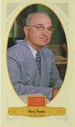 2012 Panini Golden Age - Mini Broad Leaf Brown Ink #53 Harry S. Truman Front
