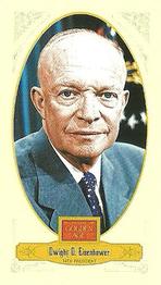 2012 Panini Golden Age - Mini Broad Leaf Brown Ink #61 Dwight D. Eisenhower Front
