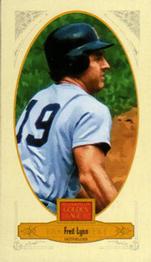 2012 Panini Golden Age - Mini Broad Leaf Brown Ink #127 Fred Lynn Front