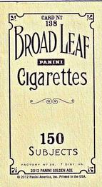 2012 Panini Golden Age - Mini Broad Leaf Brown Ink #138 Richard Nixon Back