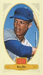 2012 Panini Golden Age - Mini Broad Leaf Brown Ink #140 Maury Wills Front