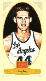 2012 Panini Golden Age - Mini Broad Leaf Brown Ink #142 Jerry West Front