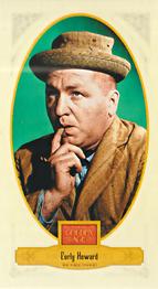 2012 Panini Golden Age - Mini Crofts Candy Blue Ink #56 Curly Howard Front