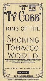 2012 Panini Golden Age - Mini Ty Cobb Tobacco #44 Buck Leonard Back