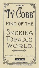 2012 Panini Golden Age - Mini Ty Cobb Tobacco #101 Ron Blomberg Back