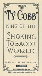 2012 Panini Golden Age - Mini Ty Cobb Tobacco #112 Bobby Allison Back