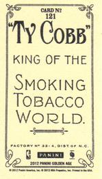 2012 Panini Golden Age - Mini Ty Cobb Tobacco #121 Bill Walton Back