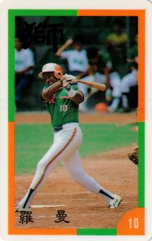 1990 CPBL #28 Miguel Roman Front