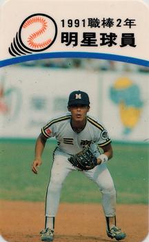 1991 CPBL All-Star Players #W07 Ming-Kun Hou Front