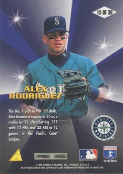 1996 Score - Diamond Aces #15 Alex Rodriguez Back