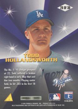1996 Score - Diamond Aces #28 Todd Hollandsworth Back