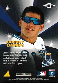 1996 Score - Diamond Aces #29 Johnny Damon Back