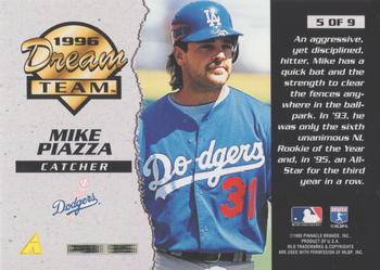 1996 Score - Dream Team #5 Mike Piazza Back