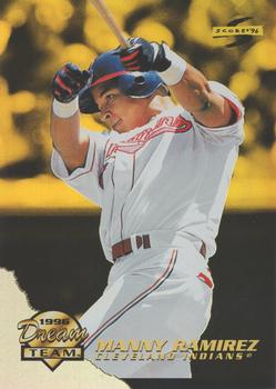 1996 Score - Dream Team #8 Manny Ramirez Front