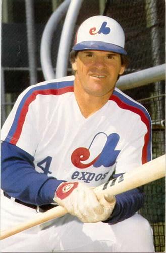 1984 Montreal Expos Postcards #NNO Pete Rose Front