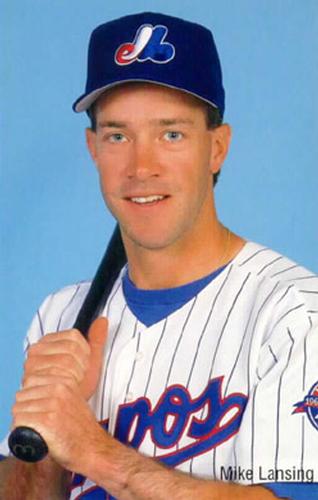 1995 Montreal Expos #20 Mike Lansing Front