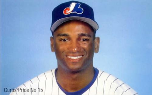 1995 Montreal Expos #24 Curtis Pride Front