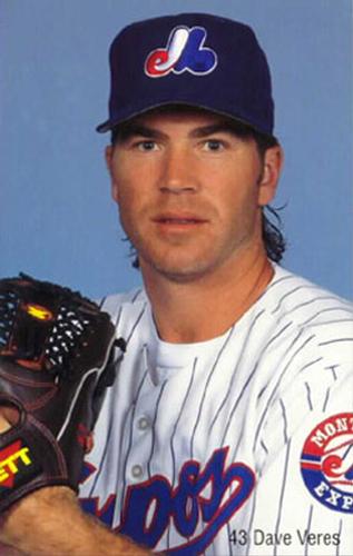1996 Montreal Expos #28 Dave Veres Front