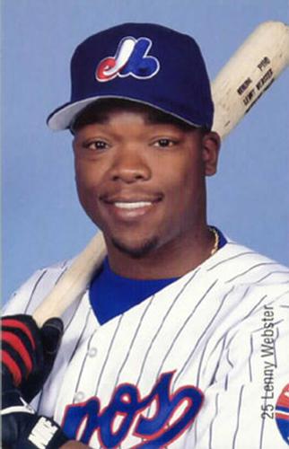 1996 Montreal Expos #29 Lenny Webster Front