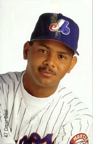 1997 Montreal Expos #NNO Omar Daal Front